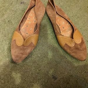 Women's Suede Slip On Shoes